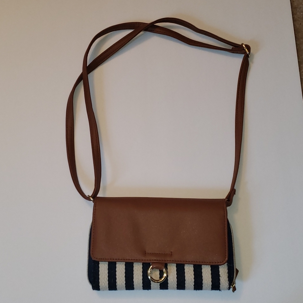 Crossbody Bag Navy and White - Picture 2 of 7